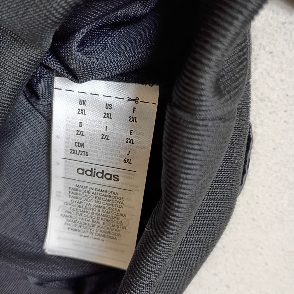 Adidas NHL San‎ Jose Sharks Quarter Zip Satin Bomber Jacket Black IT8999 2XL NWT - Picture 5 of 16